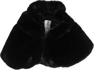 My Secret Black Dress ROPA DE ABRIGO - Borreguito y pelo ecol&oacute;gico en YOOX.COM