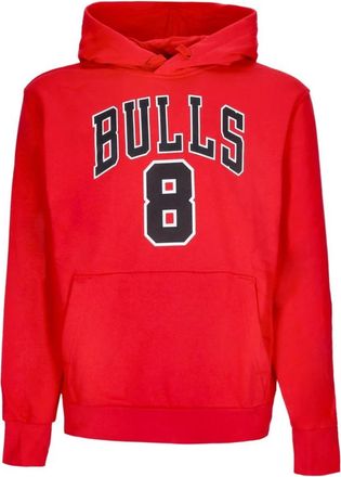 Nike Chicago Bulls Hoodie Zach Lavine - Heren - Sportshirts - Rood - M - Katoen - Fitness