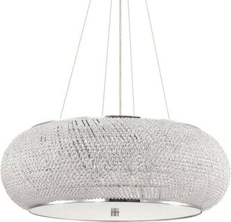 Ideal Lux Pasha - L&aacute;mpara Colgante De Techo De 14 Luces Cromada - Ideal Lux