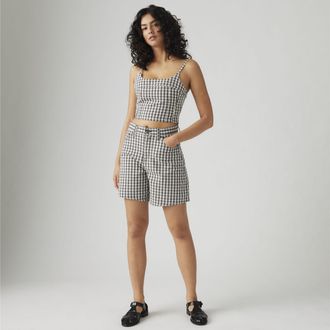 Levi's High Rise Baggy Shorts - Womens - 23 - Brown