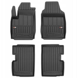 Proline Alfombras De Goma Fiat 500 Desde 2007 - Canaleta 3d