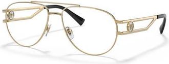 Versace 57mm Pilot optical glasses in Gold at Nordstrom