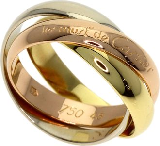 Cartier Yellow Gold (18K) Pink Gold (18K) White Gold (18K) Band Ring (Pre-Owned)