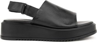 Sergio Moretti Schoenen, Dames, Zwart, 41 EU, Sandalen met open neus