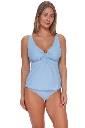 Sunsets Forever Tankini Swimsuit Top - DD Cup in Blue Whisper at Nordstrom, Size 38