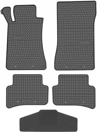 OEM Alfombrillas Prismat 1445 + Funda 1000/1 - Mercedes Clase C W203 2000-2007 Sin Topes