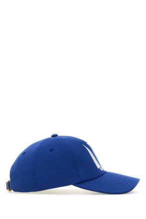 Valentino Garavani Mens Electric Blue Cotton Baseball Cap Bluolimpiaavorio Cappelli Hat