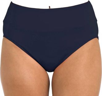 24th & Ocean High Waist Swim Bottom In Midnight