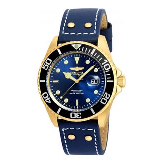 Invicta Heren, Accessoires, Blauw, Maat: ONE Size Leer