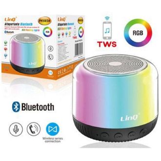 Trade Shop Trade Shop - Speaker Bluetooth Rgb Portatile Pk6834 Cassa Altoparlante Con La Luz Led