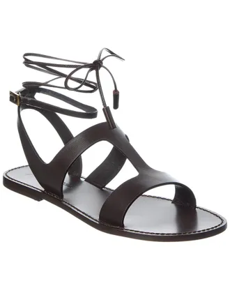 Max Mara Lemma Leather Sandal
