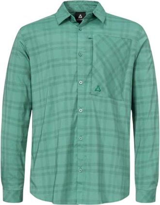 Sch&ouml;ffel Style Fraris overhemd - Heren - Overhemden - Groen - Maat: 6XL Nylon