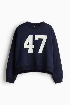 H&M Oversized Sweatshirt - Blue
