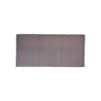 HAY Tapis Teppich, 80 x 200 cm, kastanie / blau