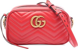 Gucci Pre-owned Gucci Small GG Marmont Matelasse Leather Crossbody Unisex SJLS4H2PMJ87GQ9F