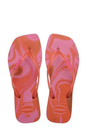 Havaianas Square Toe Jelly Flip Flop in Blossom at Nordstrom, Size 11