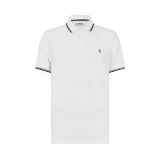 Original Penguin Heren Pique Poloshirt met korte mouwen (Wit)