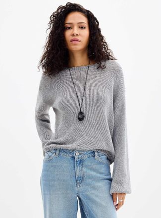 Contemporaine Womens Supple weave loose sweater