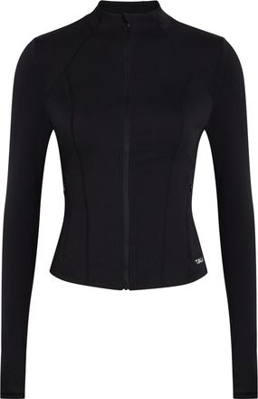 Tala Dayflex zip up Stretch-jersey top - Black - S (UK8-10 / S)