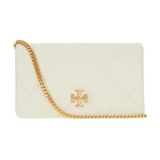 Tory Burch Tory Burch, Cross Body Bags, female, White, Size: ONE SIZE Kira Diamond Quilt Crossbody