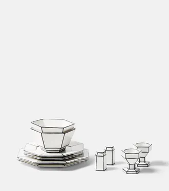Serax Set da colazione Carte Blanche in porcellana by Annebet Philips
