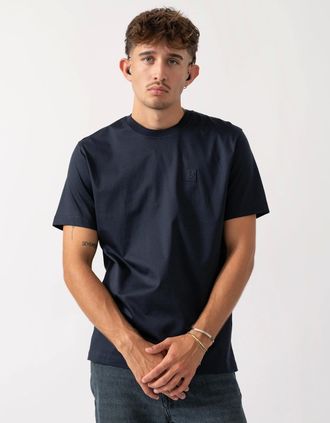 Belstaff Mens Belstaff Steel Mens T-Shirt - Dark Ink - Navy - Size: 40