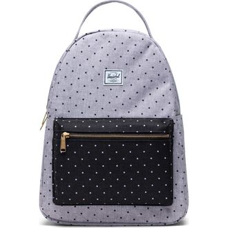 Herschel Nova Mid Volume Backpack in Polka Dot Crosshatch at Nordstrom