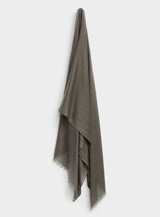 Simons Womens Lightweight pleated scarf
