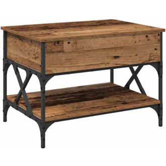 vidaXL Coffee Table Old Wood 70 x 50 x 50 cm Engineered Wood vidaXL