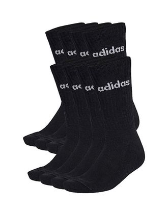 adidas Linear Logo 10 Pack Crew Socks