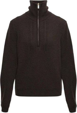Paul & Shark Truien & Vesten, Dames, Bruin, S, Wol, Wool Turtleneck Sweater