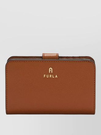 Furla camilia medium textured leather card holder