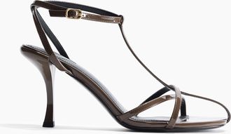 H&M Hohe Sandaletten - Dunkles Khakigr&uuml;n