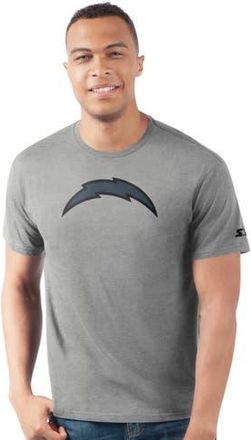 Starter Mens Starter Heather Gray Los Angeles Chargers Prime Time T-Shirt at Nordstrom, Size Xx-Large
