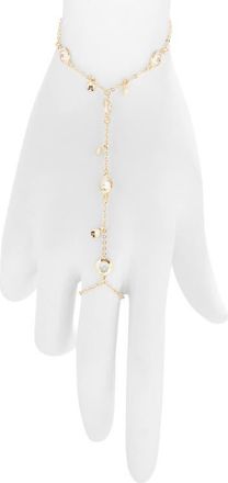 CHILD OF WILD Astraea Station & Charm Hand Chain Bracelet in Gold at Nordstrom