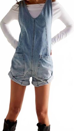 Free People High Roller Shortall In Bright Eyes