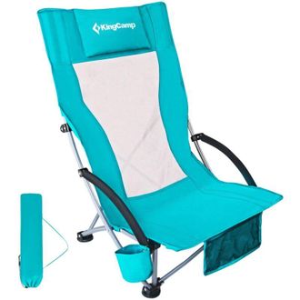 OEM Silla De Playa Plegable Con Respaldo Alto Kingcamp