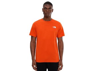 The North Face Evolution Box NSE Regular Short Sleeve T-Shirts Mens Clothing Lava Red : 2XL, Cotton