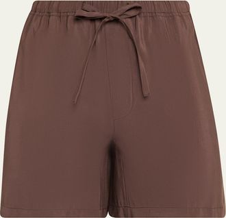Frame Denim Mens Modal Blend Pull-On Drawstring Shorts