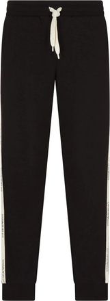 Emporio Armani Logo Series Cotton-Blend Joggers - Heren - Sweatpants - Zwart - M - Katoen - Broeken