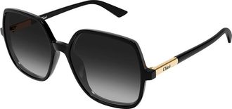 Chlo&eacute; CH0362S 001 Womens Sunglasses Black Size 55