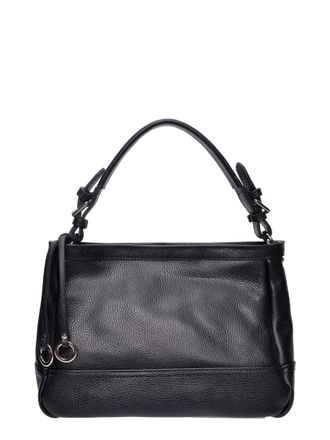 Roberta M Zwart Rundleer Tas