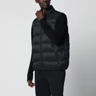 Moncler Gilet imbottito in piuma Reticone nero