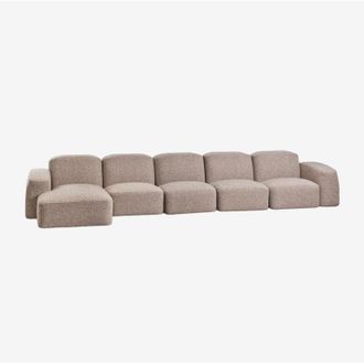 Sklum Divano modulare Bastian Chaise Longue Sinistra a 5 pezzi SKLUM
