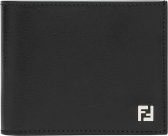 Fendi Wallets & Cardholders, male, Black, Size: ONE SIZE Squared FF Bi-Fold Wallet