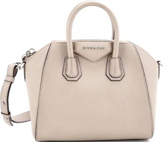 Givenchy Antigona Bag Leather Mini crossbody bag - Beige