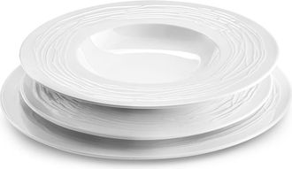 Medard De Noblat Servicio de vajilla de 18 piezas Porcelena Blanco