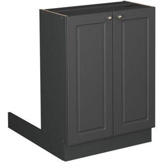 Vicco Isla De Cocina Fame-line, Antracita-oro Landhaus, 60 Cm Sin Encimera, Vicco