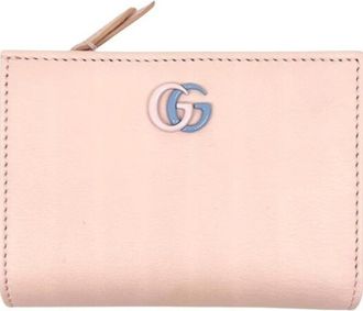 Gucci Blue Pink Leather Wallet (Bi-Fold) (Pre-Owned)
