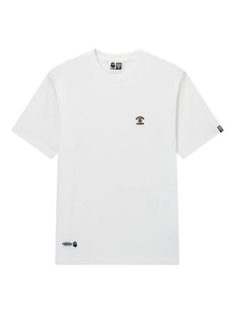 Fingercroxx T-shirt met logo-applicatie - Wit